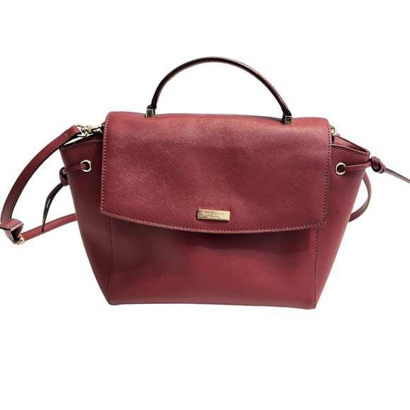 kate spade Handbags - kate spade Women's Crossbody Bag Tote Bag Burgundy Faux Leather shoulder bag